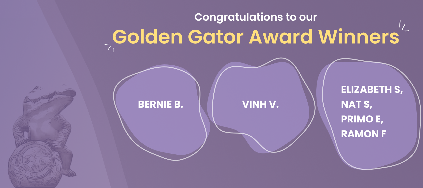 Golden Gator Award Winners