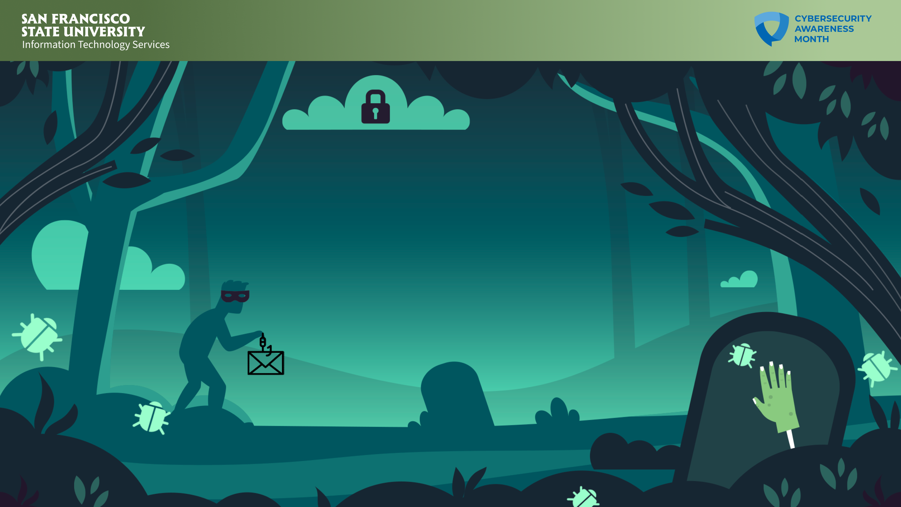 2025 Cybersecurity Awareness Month Zoom Background 3