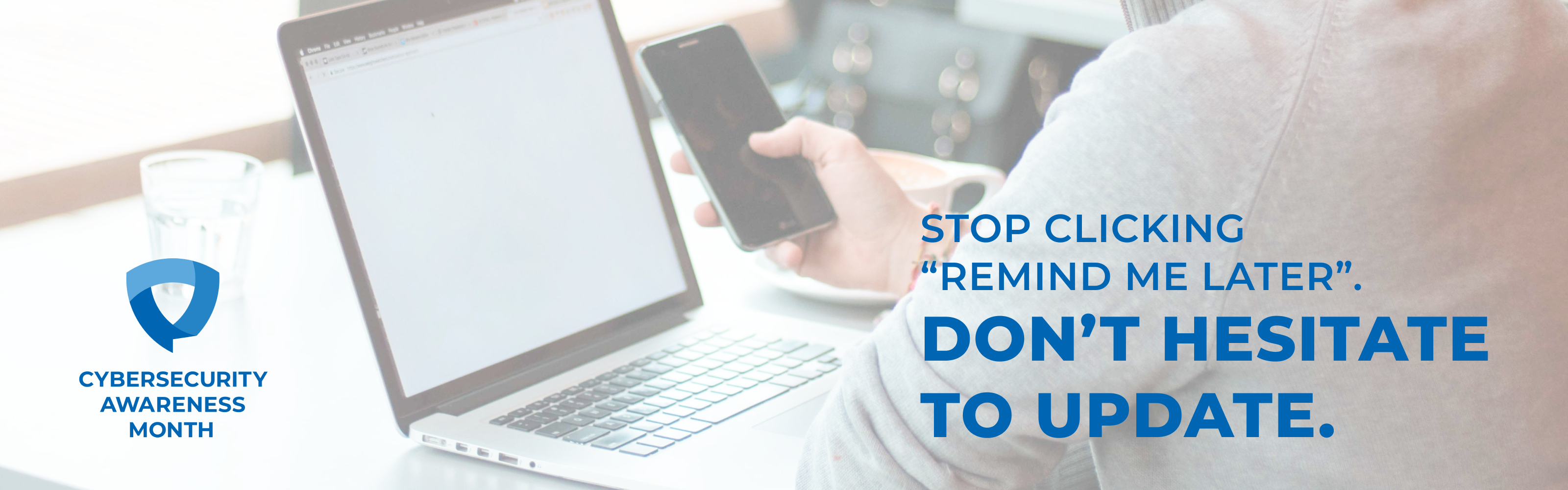 Stop Clicking "Remind me later". Don't hesitate to update.