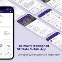 The newly Redesigned SF State Mobile App