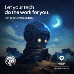 Turn on automatic updates.